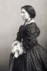Madame Constance Nantier-Didiee (1832-67) gravée par D.J. Pound d